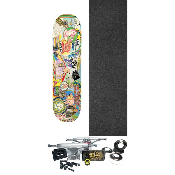 Baker Skateboards Andrew Reynolds Cosmic Gumbo Skateboard Deck - 8.5" x 32" - Complete Skateboard Bundle